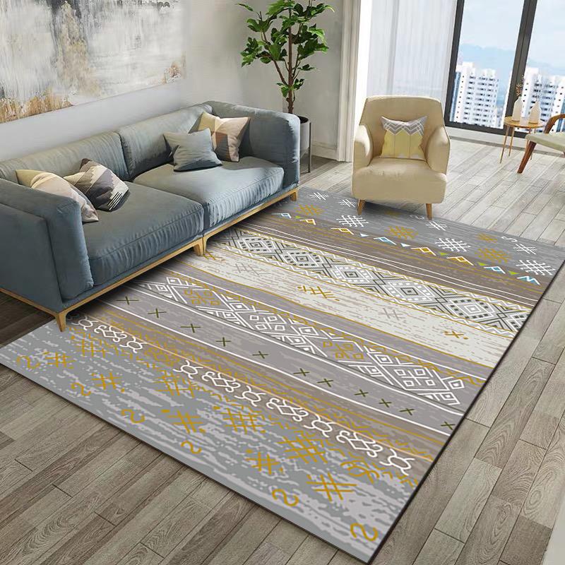 

Ретро Классический Ковер для Гостиной Защищающий от грязи, Ковер для Домашнего Дивана, Напольный Коврик для Спальни, Ковер для Кофейного Столика в Кабинете 80*160cm