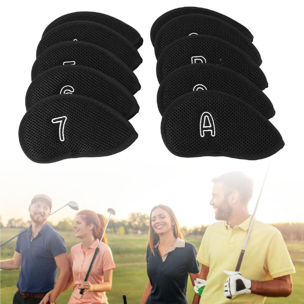 10pcs Head Cover Breathable Nylon Mesh Soft Lining Protective Iron Covers Set