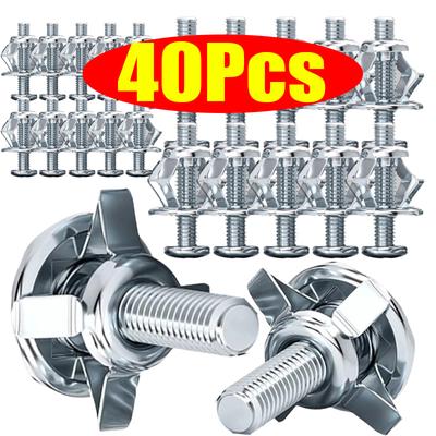 Kit Șuruburi cu Nit-Piatră Formă Petală Blocare Clemă Panou Placă de Înmatriculare Piulițe Jack M4 M5 M6 M8 Nit-Piatră Metalică Accesorii Auto 4-40 buc