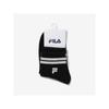 [Fila Kids] F Logo Long Neck Socks  Fk3scF5350x Blk  q0zFk3scF5350xBlk