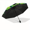 1pc Skull Heads Auto Open/close, All-Season Portable Folding Umbrella for Women & Men, Travel, Everyday, Formal Events - Compact Luxury Parasol, Outdo