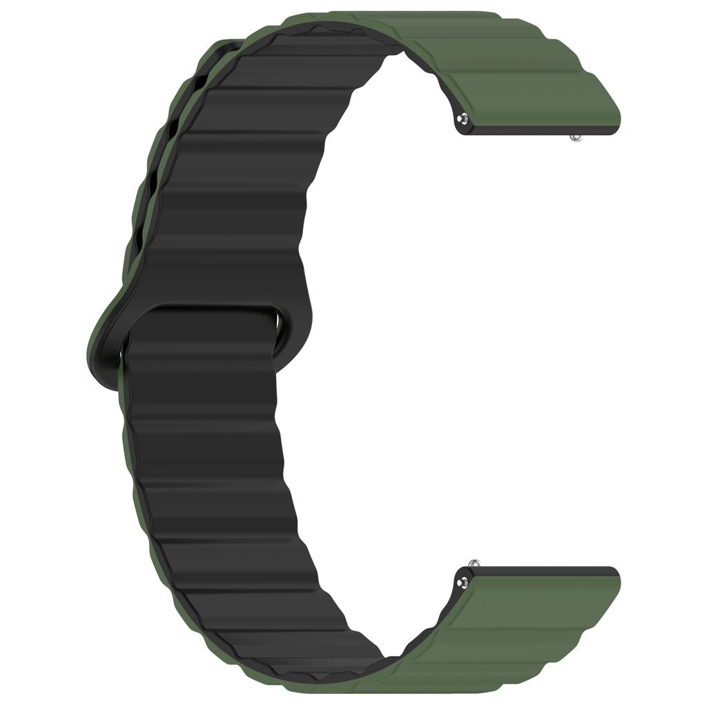 18mm 20mm 22mm Silicone Magnetic Loop Strap For Samsung Galaxy Watch 6/4/5 Pro/3/active 2 Amazfit HUAWEI Watch GT 2e 3 Band