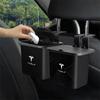 Car Trash Can Side Door Seat Back Hanging Trash Storage Bin For Tesla Model 3 Cybertruck Coil Model S X Model Y Roadster SpaceX