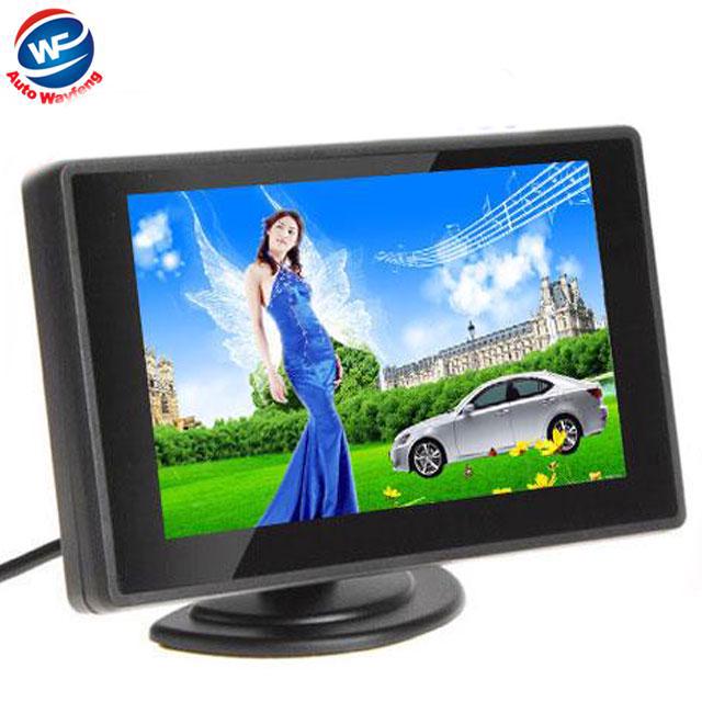 4.3 inch Car monitor Color TFT LCD Monitor DVD PAL/NTSC Car Parking Monitor Rearview Backup camera