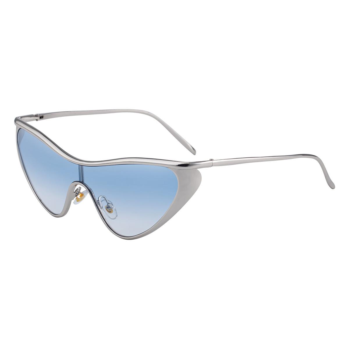 

JYL TS Женские цельные солнцезащитные очки-кошачий глаз в стиле хип-хоп DG-98355 c-1736 богатый лаванды