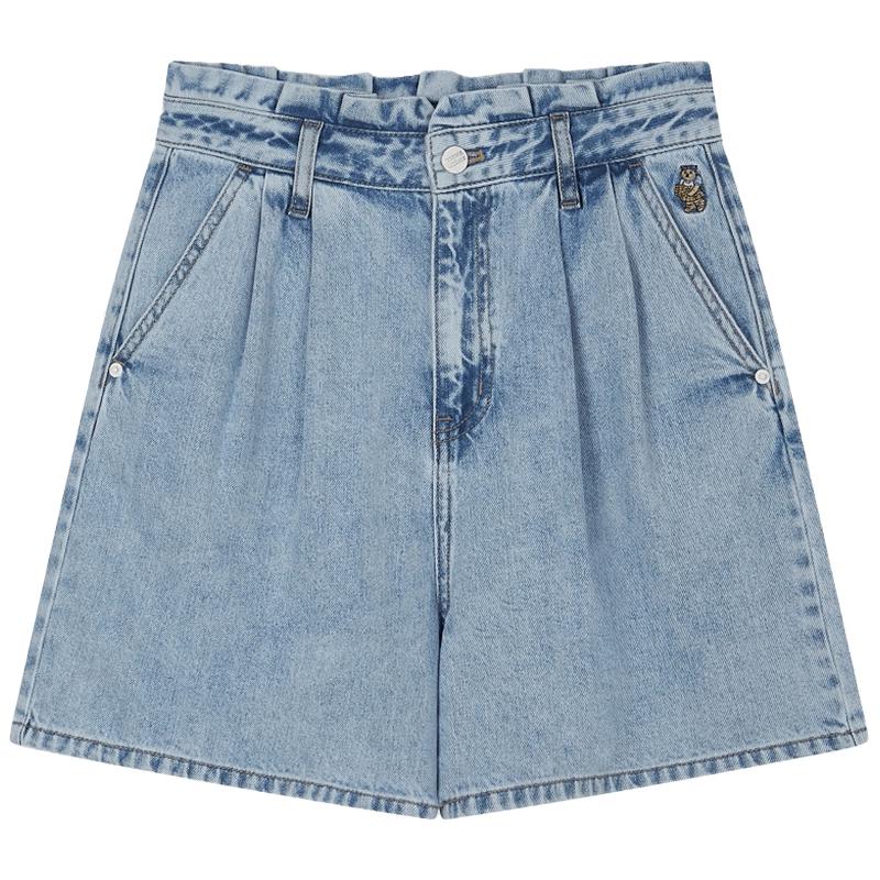 

Teenie Weenie Women s High-Waist A-Line Denim Shorts 160/S