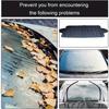 Universal Car Windshield Snow Cover - Frost Ice Rain Sun Protector for Most Cars SUVs 1PC Auto Windscreen ShieldWindshield Sunshades 1
