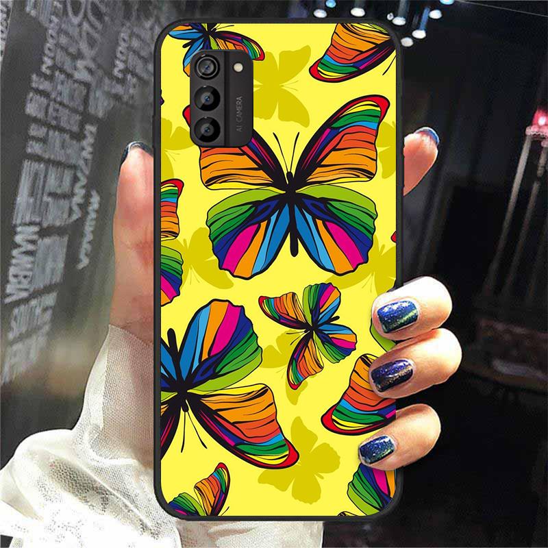 Schmetterling Handyhülle für iPhone Samsung Galaxy Redmi Xiaomi Oppo OnePlus Note SA 7 8 9 10 11 12 13 14 20 21 22 23 53 54 Pro Max Plus Ultra TPU Soft