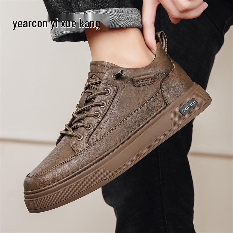 Ekon Men s 2025 Casual Business Low-Top Sneakers 42