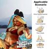1 buc. Pătură moale din flanelă Grand Theft Auto cu imprimeu de designer O pătură confortabilă pentru toate anotimpurile, perfectă pentru canapea, pat, birou