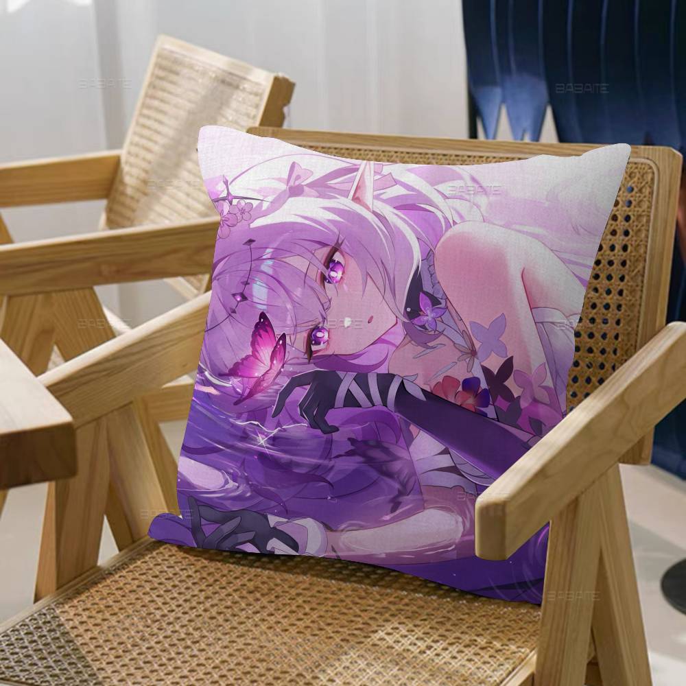 Honkai-Star Rail C-Castorice pillow cover sofa cushion cover home room decoration children gift
