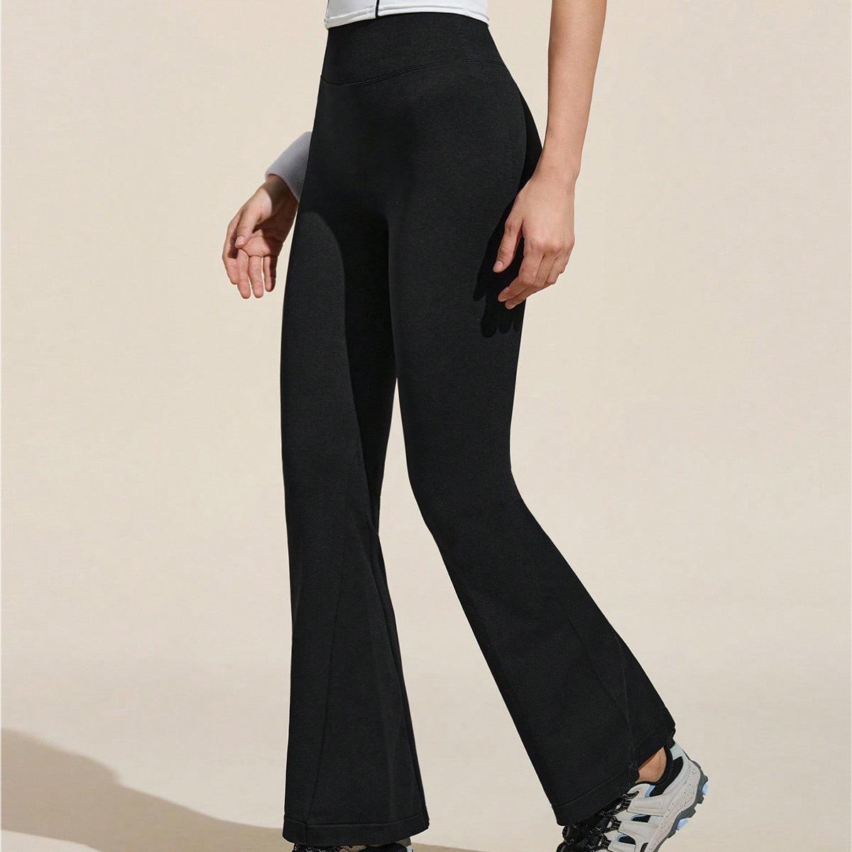 

Lulu Women s High-Waisted Micro-Flare Yoga Pants: Wide-Leg, Thin Style, Casual Sports Fitness Wear Medium