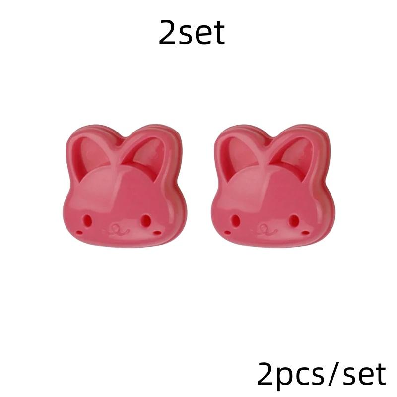 2pcs Sandwich Mould Bear Cat Rabbit Car Shaped Bread Mold Cake Biscuit Embossing Device Crust Cookie Cutter Baking Pastry Tools