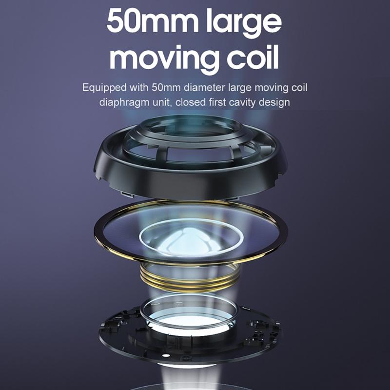 RGB Light Gaming Headset Surround Stereo Sound Earphone Soft Earmuffs Powerful Ergonomic Design Comfortable to Wear