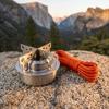 Ultralight Alcohol Stove With Support Stand Camping Stove Durable Spirit Burner Stove  Hiking