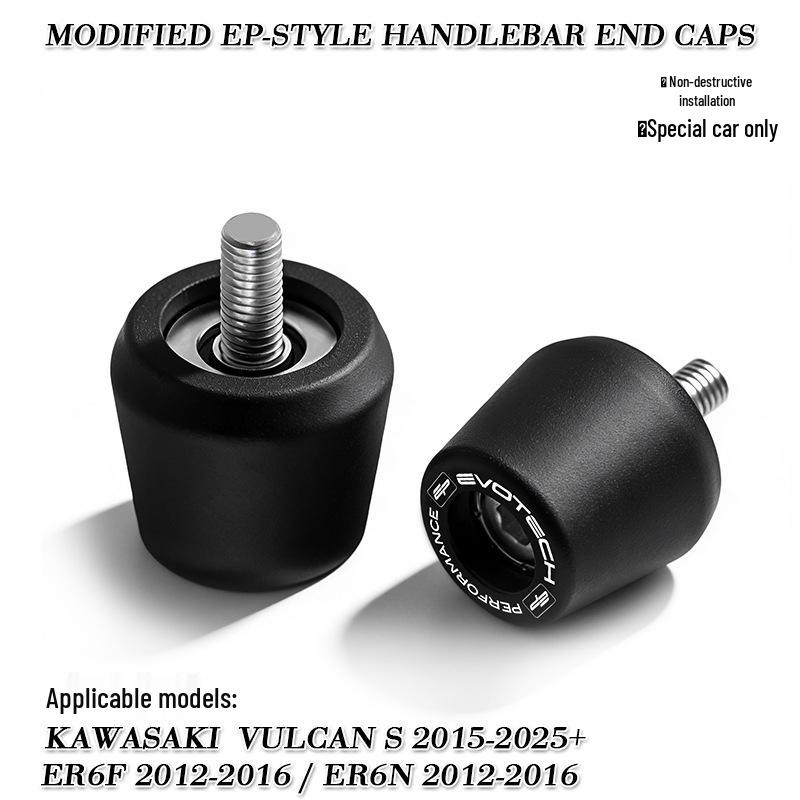 

Kawasaki Vulcan S/ER6F/ER6N EP Style Aluminum Handlebar Grips with Bar End Weights