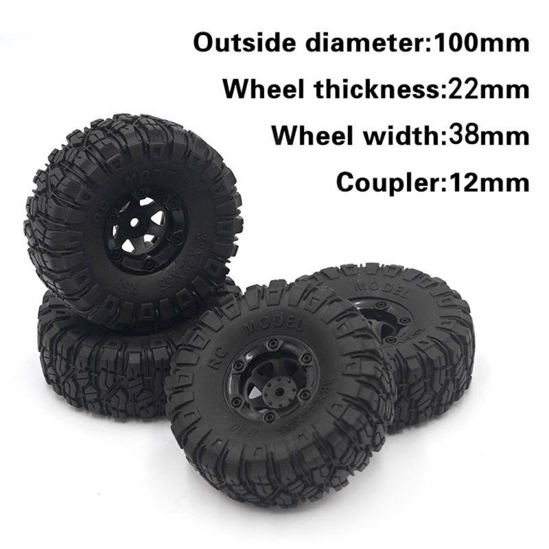 2CPS Upgrade Large Tires for Wltoys 12428/12423 Feiyue 01/02/03/04/05 JJRC Q39 Q40 Car Spare Parts