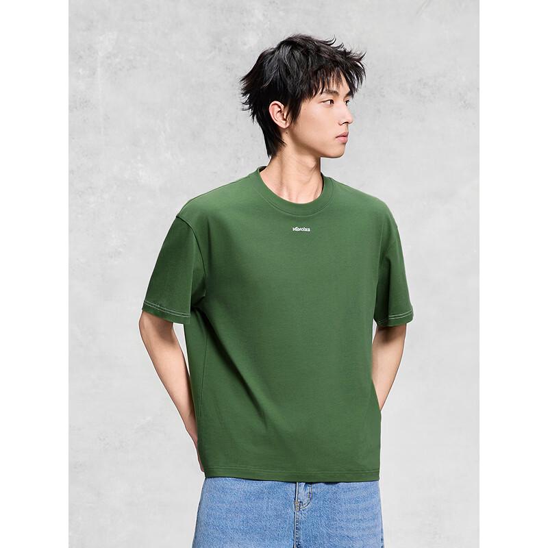 GXG Men's Round Neck T-Shirt with Back Graphic Print