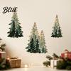Christmas Window Hanging Decor 3Pcs Wooden Tree Wall Decor Winter Snowy Pine Party Background Sign Rustic Forest Mounted Ornaments for Xmas Holiday