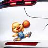Car Sticker Animal Playing Basketball Waterproof Vinyl Decals Auto Body Window Bumper Decor Motorcycle Helmet Stickers TM217