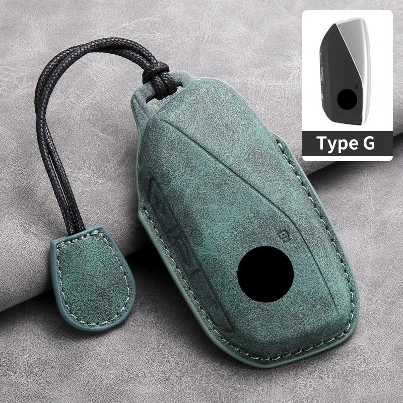 

Кожаный чехол-накладка для ключа автомобиля для BMW 5 6 7 Серии 530le Gt X3 X4 730li 740 G12 G30 G31 G32 I8 I12 I15 Защита Брелок