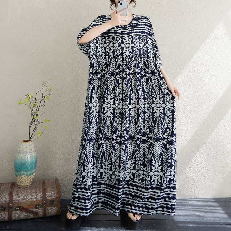 New Women's Loose Bohemian Artistic Dress