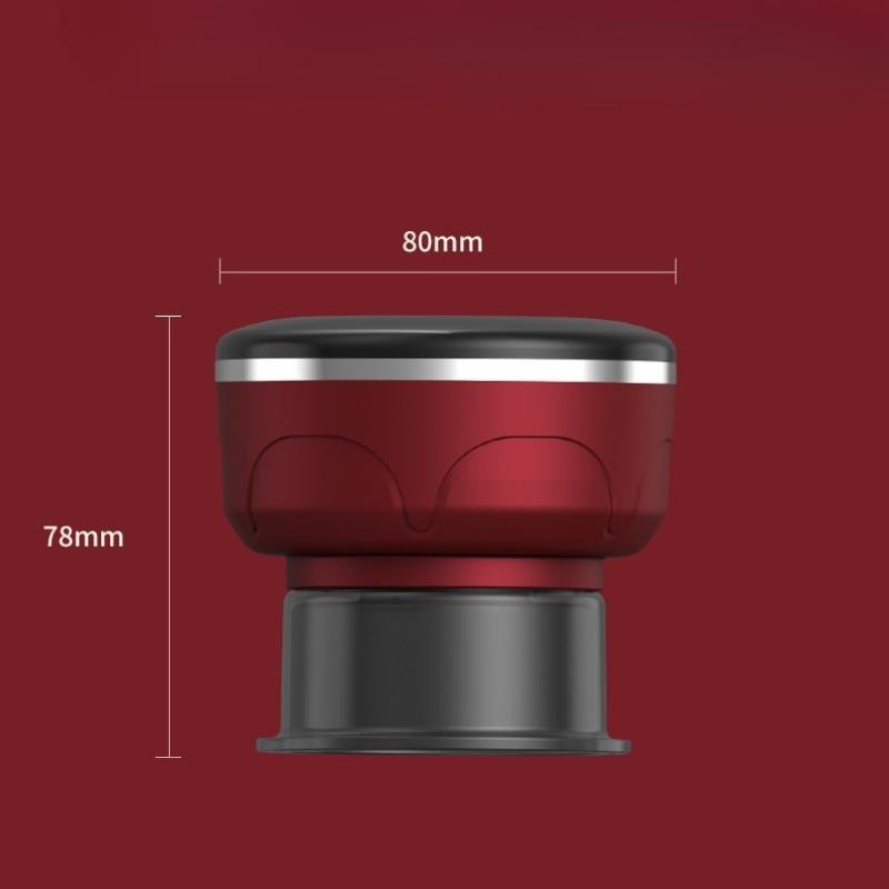 Elektrischer Schröpf-Körpermassagegerät Guasha Schaben Vakuumsaugbecher Rotes Licht Heiße Kompresse Körperschaben Massage