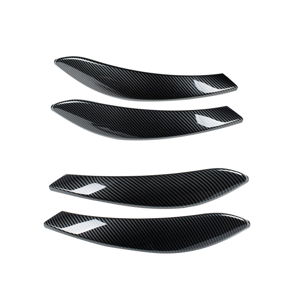 4Pcs Carbon Fiber Car Interior Door Handle Cover Trim Decor Sticker for BMW 3 Series F30 F31 3GT F34 4 Series F36 Anti-Scratch Styling