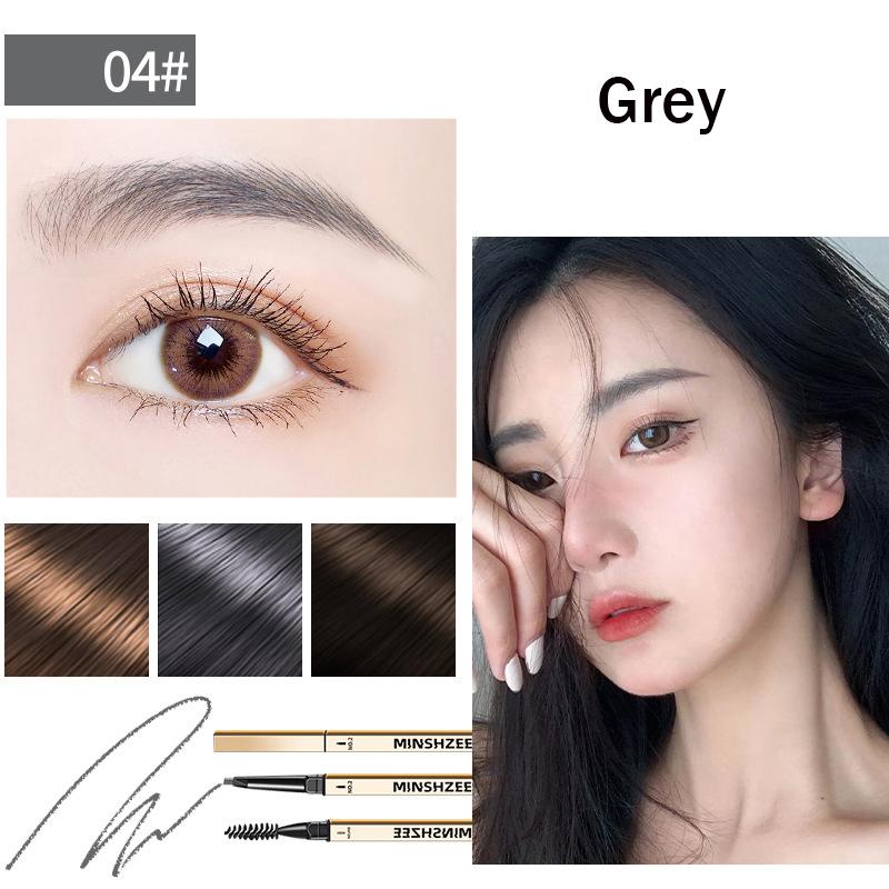Small Gold Bar Eyebrow Pencil Extremely Fine Waterproof Sweat Lasting Non-fading Super Fine Tip