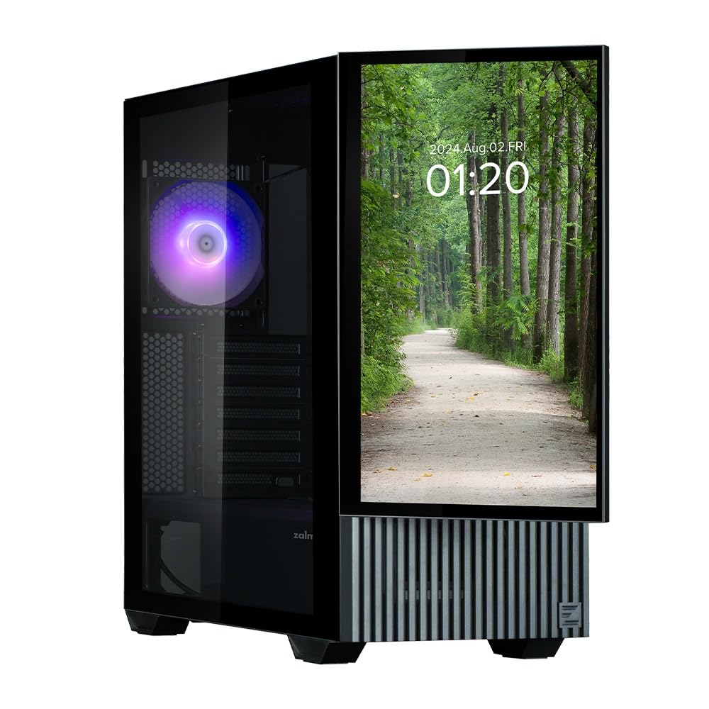 ZALMAN Z10 DS Černá palcový Full HD monitor Mid Tower PC skříň Z10 DS BLACK CS9076 15.6