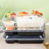 BOUSSAC 1500ml 5-Compartment Disposable Lunch Box with Lid
