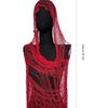 Fashionable Mesh Shawl Distressed Neck Scarf Soft and Elegant Netted Shawl Shoulder Wrap for Daily Use and Formal Event
