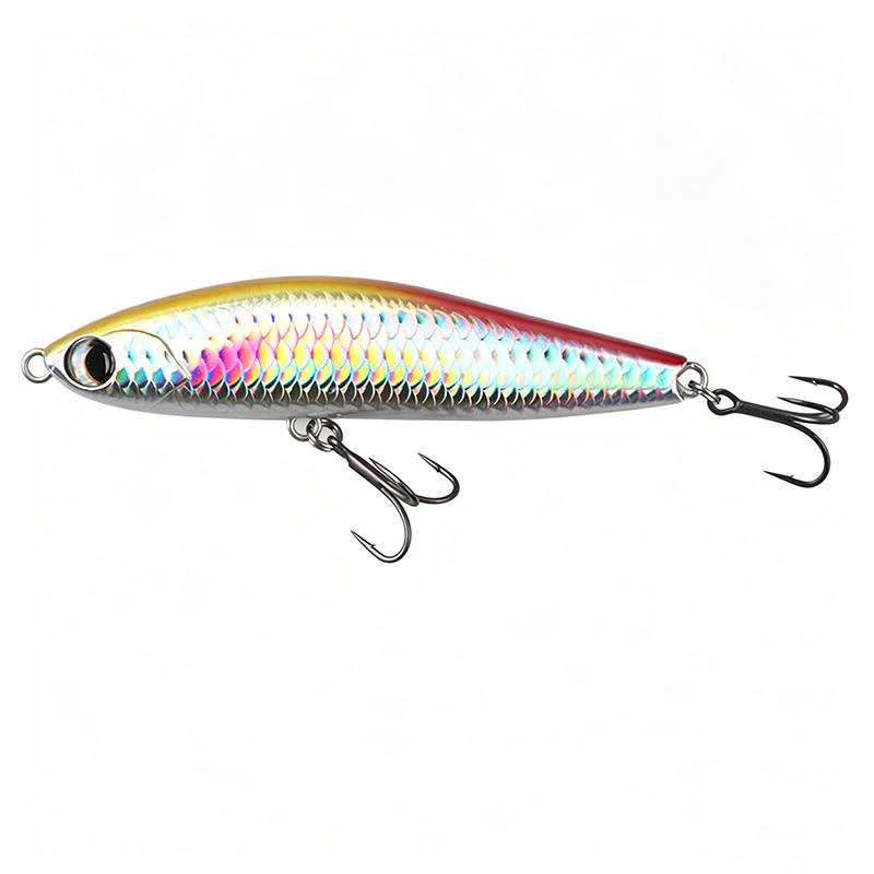 HOWELL Stream Sinking Pencil Fishing Lure Midwater Treble Hook Hard Bait for Freshwater/Saltwater Fish Lake River Use Sea Bass