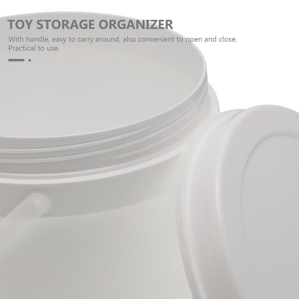 3 Pcs Storage Bucket Toy Lids Buckets Snack Kids Toys Ice Cream Containers Child