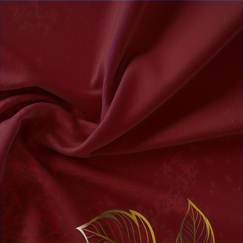 Romantický povlak na přikrývku s květinovým potiskem růží, celoroční ložní souprava, zapínání na zip, měkký, prodyšný, pohodlný a snadno udržovatelný