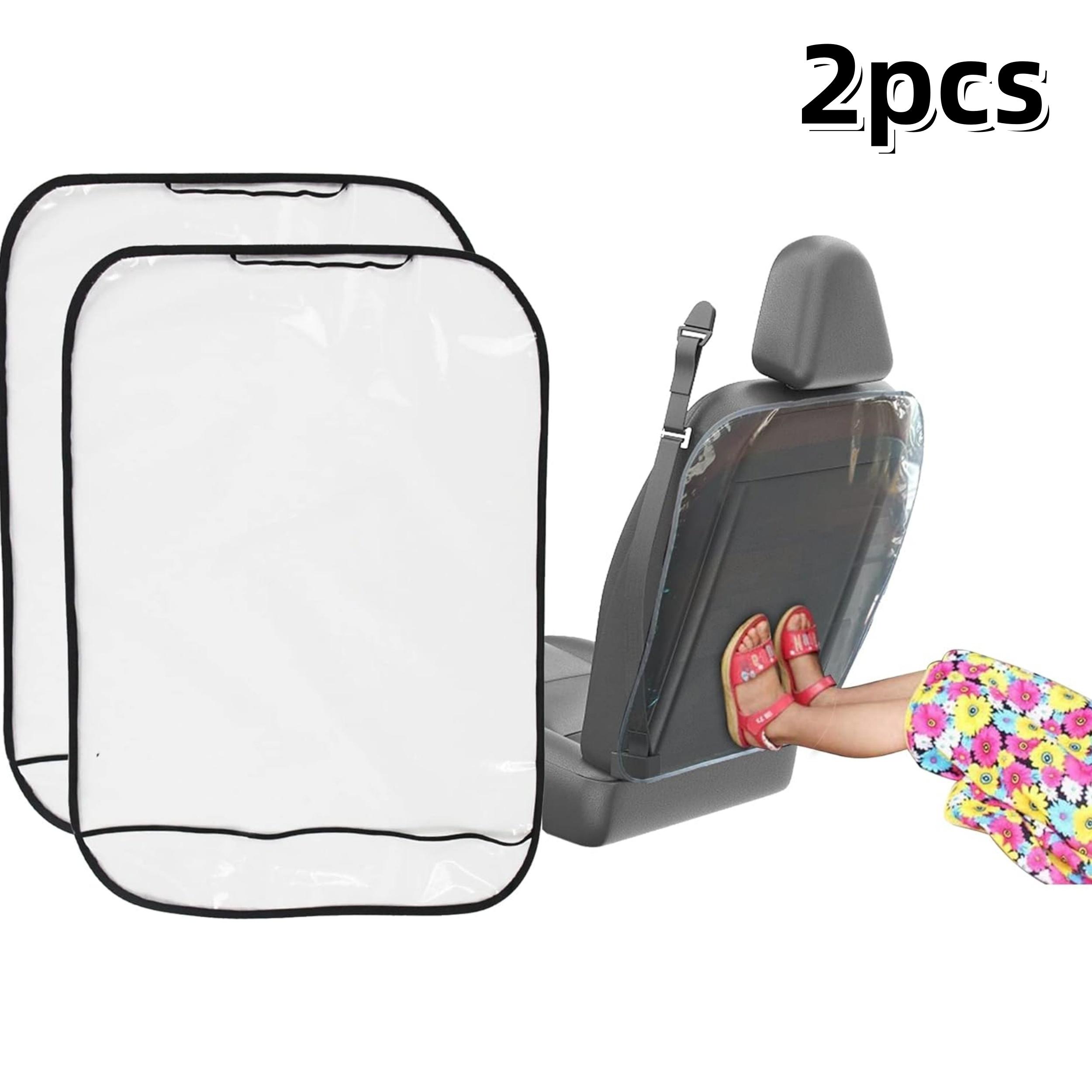 

2Pcs Fashion Design Car Seat Back Protector Clear Cover For Children Kick Mat Mud Clean 2-pcs