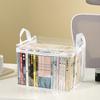 Book Storage Bag Waterproof Clear Storage Bag with Handles Foldable Storage Pouch
