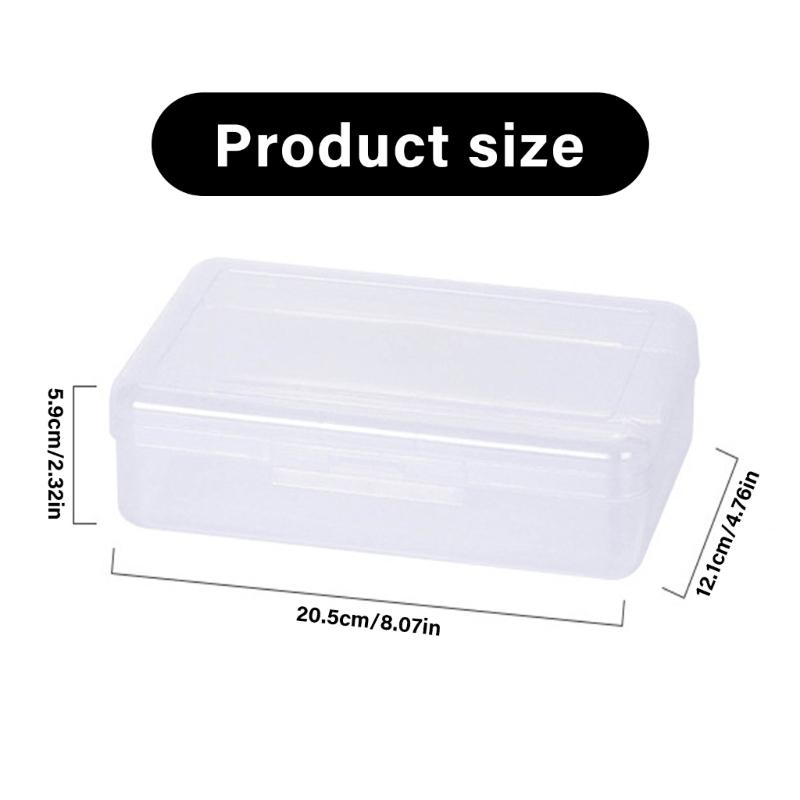 Clear Hard Pencil Case High Capacity Pen Case Colored Pencil Organizers Box for Sketch Pencil Art Marker Watercolor Pen