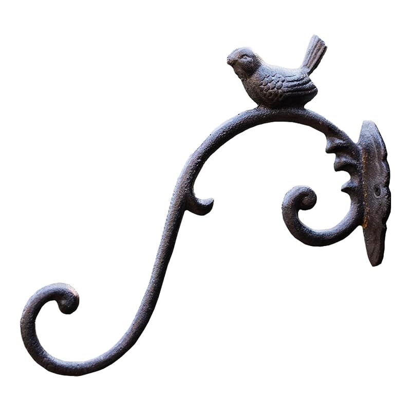 

[S.T.S.G] gardening object bracket garden garden bird ornament iron antique garden objects decoration figurine (small bird hook)
