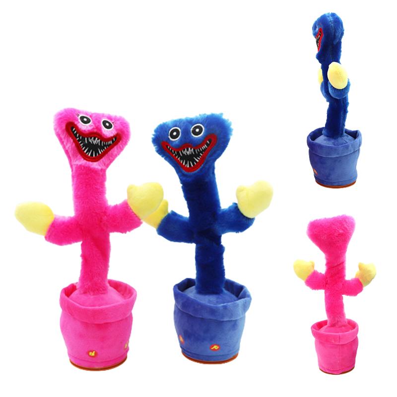 Poppy Huggy Playtime Wuggy Dancing Speaking Cactus Interactive Dance Toy Plush
