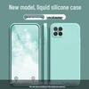 Honor Play5 Liquid Silicone Anti-drop Full Coverage Case - Solid Color, Skin-friendly, Simple Style.