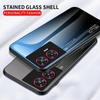 Gradient Tempered Glass Case for Moto Edge 50 Fusion 50 Pro 40 Edge40 Neo Edge 30 Ultra 20 Moto G04 G24 Camera Lens Protection Shockproof Back Cover