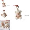 Cute Bunny Plush Doll With Pp Cotton Filling For Keyring And Collector