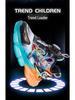 Boys' 2025 Winter Cartoon Sports Luminous Light-Up Shoes: Warm, Anti-Slip, Plus Velvet