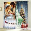 The Birth of Jesus - Printed curtains   Christmas decorations   bedroom and living room   Home decoration   Room decoration