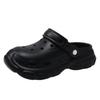 Hole shoes men eva summer wear thick-soled home indoor non-slip summer wear-resistant bag head cool slippers women