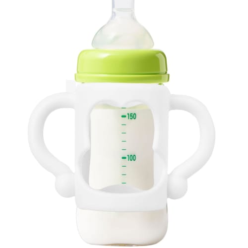 

Fonney Baby Bottle Grip, Silicone Sippy Cup Handle Grip - Easy-to-Grip Handle Bottle Holder, Teaches Baby to Hold the Bottle, Bottle Holder for Baby S