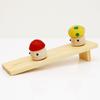 Toy Komama Donguri no Saka Set Roll Acorn Mushroom Acorn Saka Elementary School Made in Japan (Small) (Acorn 1, 1, 1) [Wooden Toy]