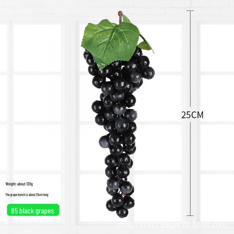 Kids' Educational Toys: Simulated Fruits - Grapes, Persimmons, Apples, Bananas - for Play, Decor, and Props