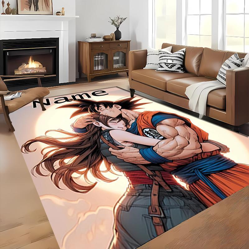 Individuell personalisierbarer Dragon Ball Teppich - Perfekt für Küche, Bad, Waschküche Dekor Große Größe verfügbar, Geschenk für alle Jahreszeiten